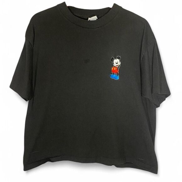 vintage 90s Mickey & co. Crop top - Picture 1 of 4